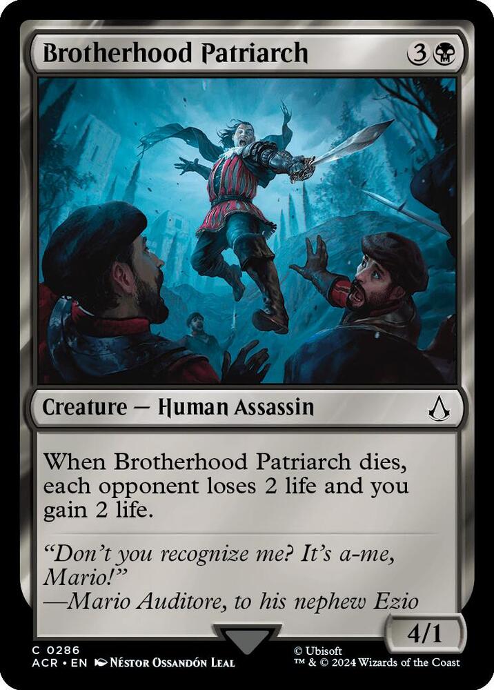 Brotherhood Patriarch (286) [Assassin's Creed]