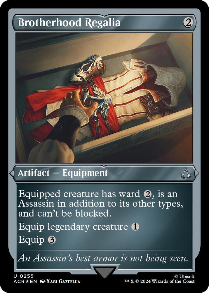 Brotherhood Regalia (Foil Etched) (255) [Assassin's Creed]