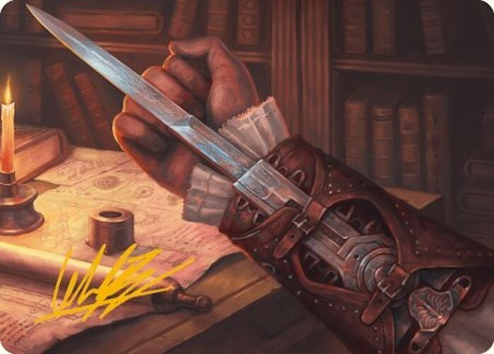Hidden Blade Art Card (Gold-Stamped Signature) (9) [Universes Beyond: Assassin's Creed Art Series]