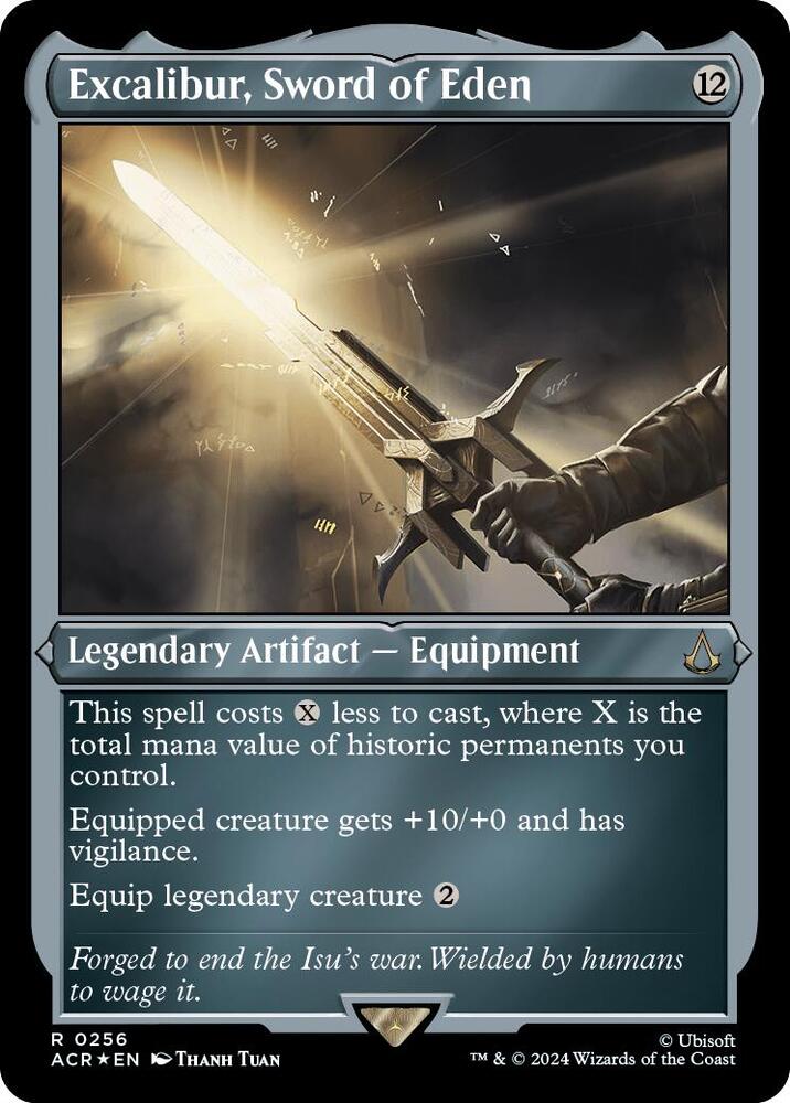 Excalibur, Sword of Eden (Foil Etched) (256) [Assassin's Creed]
