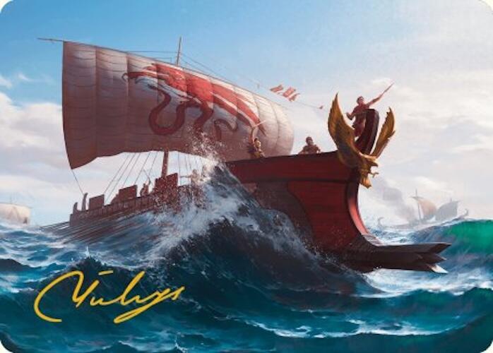Adrestia Art Card (Gold-Stamped Signature) (8) [Universes Beyond: Assassin's Creed Art Series]