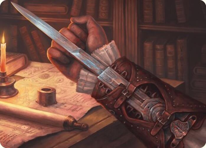 Hidden Blade Art Card (9) [Universes Beyond: Assassin's Creed Art Series]