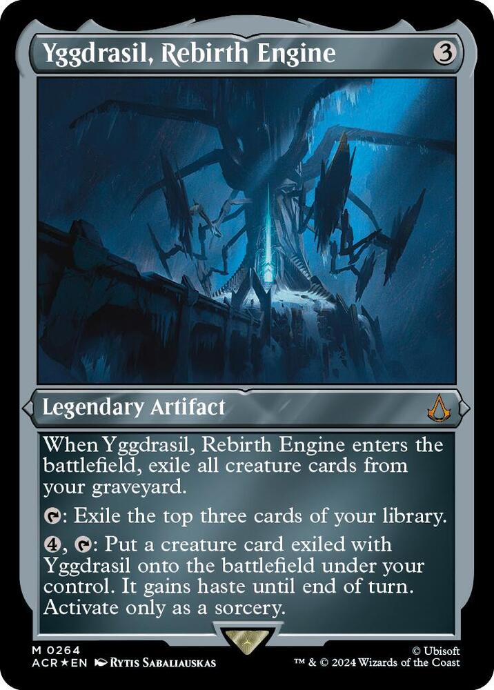 Yggdrasil, Rebirth Engine (Foil Etched) (264) [Assassin's Creed]