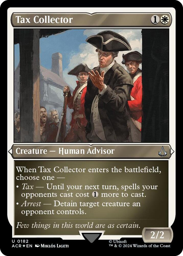 Tax Collector (Foil Etched) (182) [Assassin's Creed]
