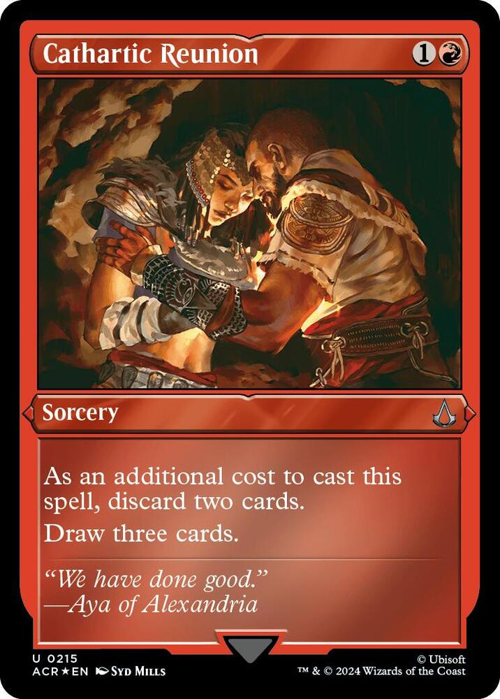 Cathartic Reunion (Foil Etched) (215) [Assassin's Creed]