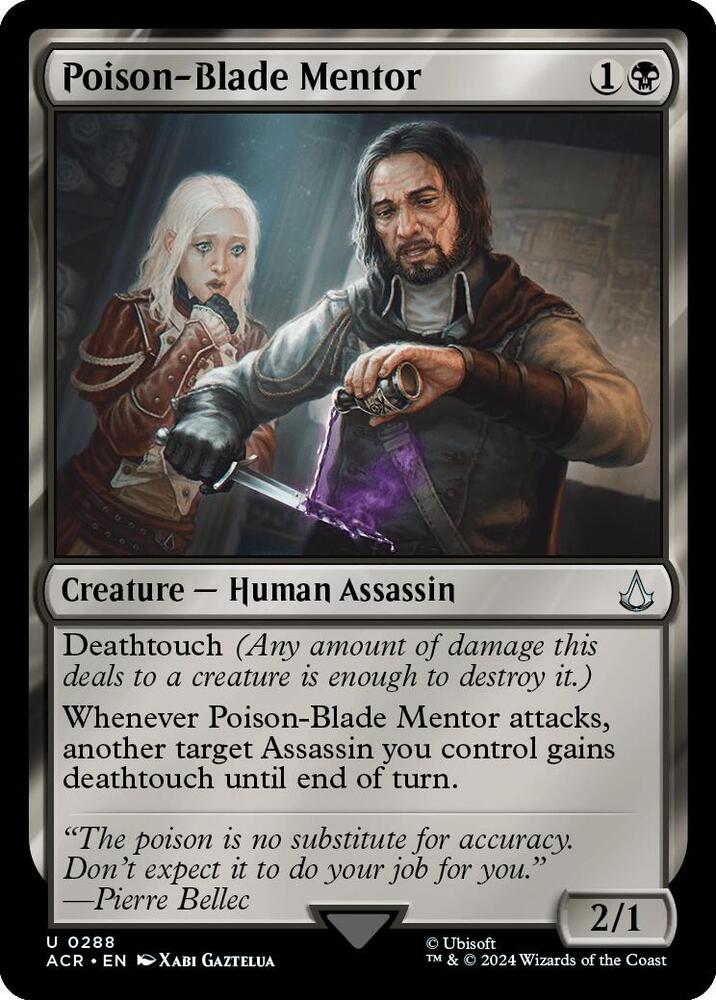 Poison-Blade Mentor (288) [Assassin's Creed]