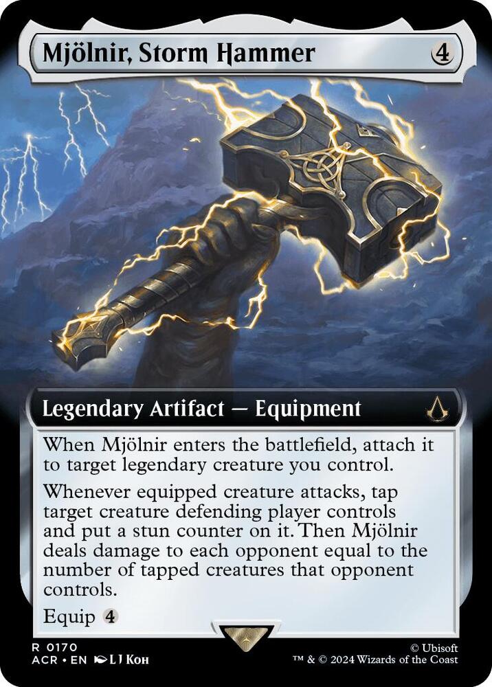 Mjolnir, Storm Hammer (Extended Art) (170) [Assassin's Creed]