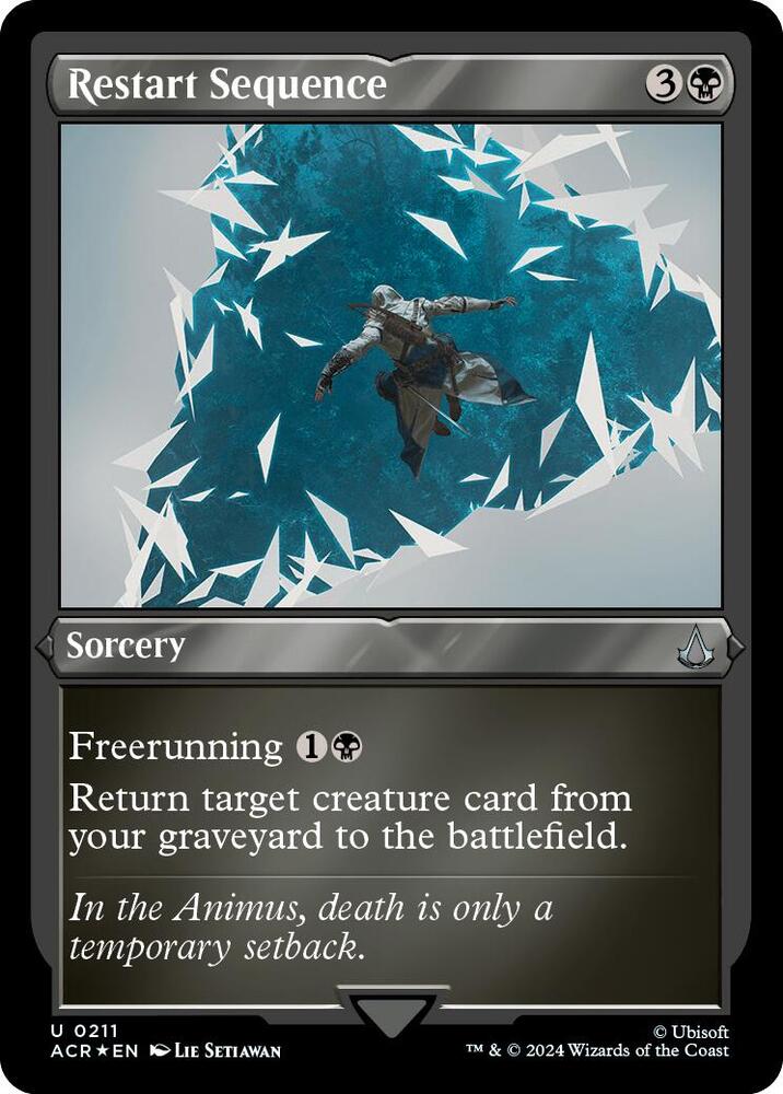 Restart Sequence (Foil Etched) (211) [Assassin's Creed]