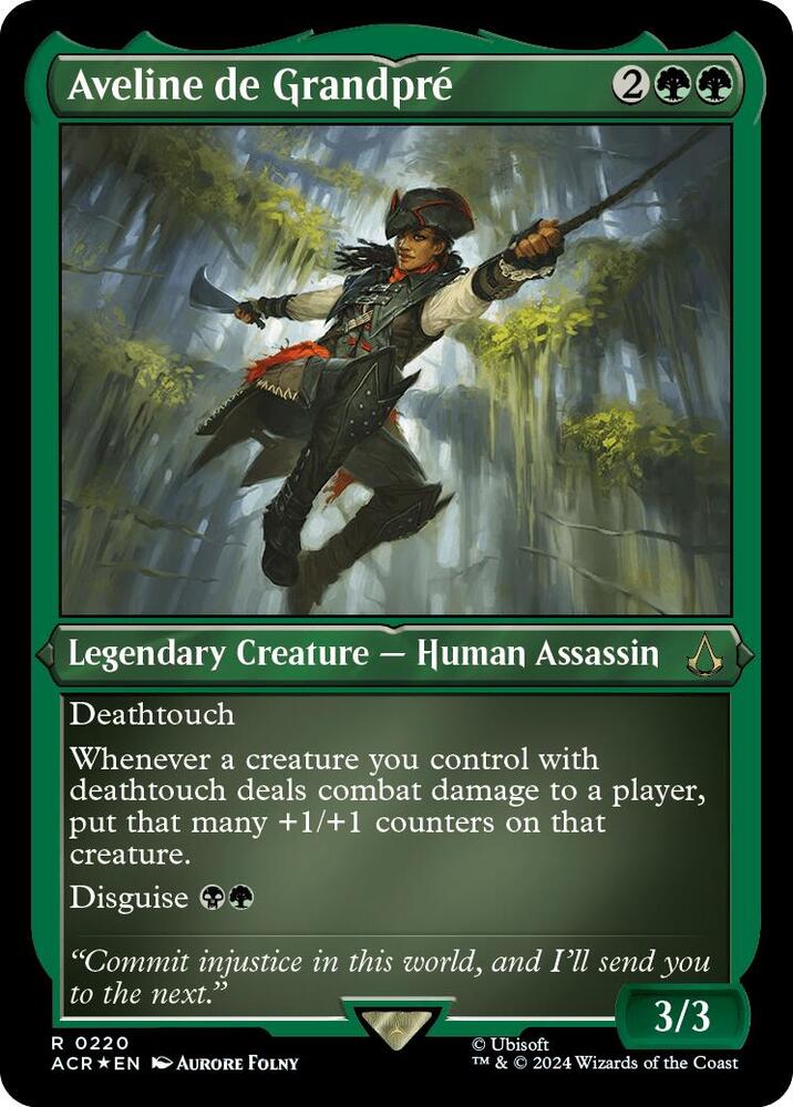 Aveline de Grandpre (Foil Etched) (220) [Assassin's Creed]