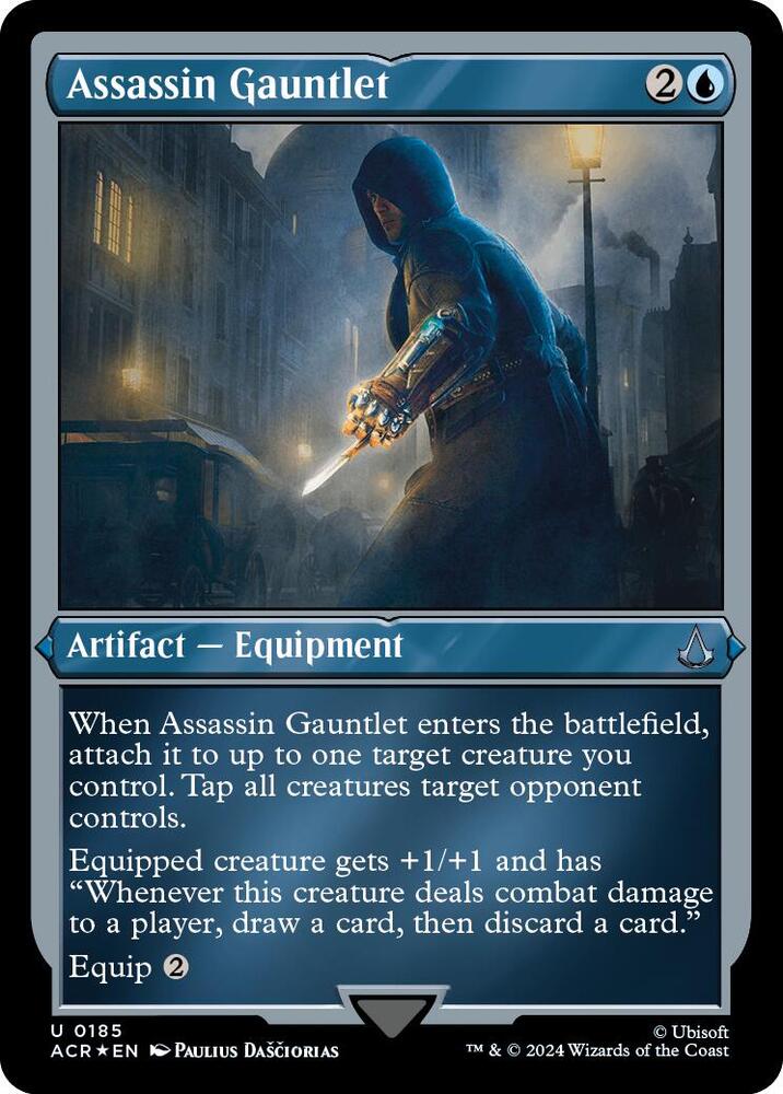 Assassin Gauntlet (Foil Etched) (185) [Assassin's Creed]