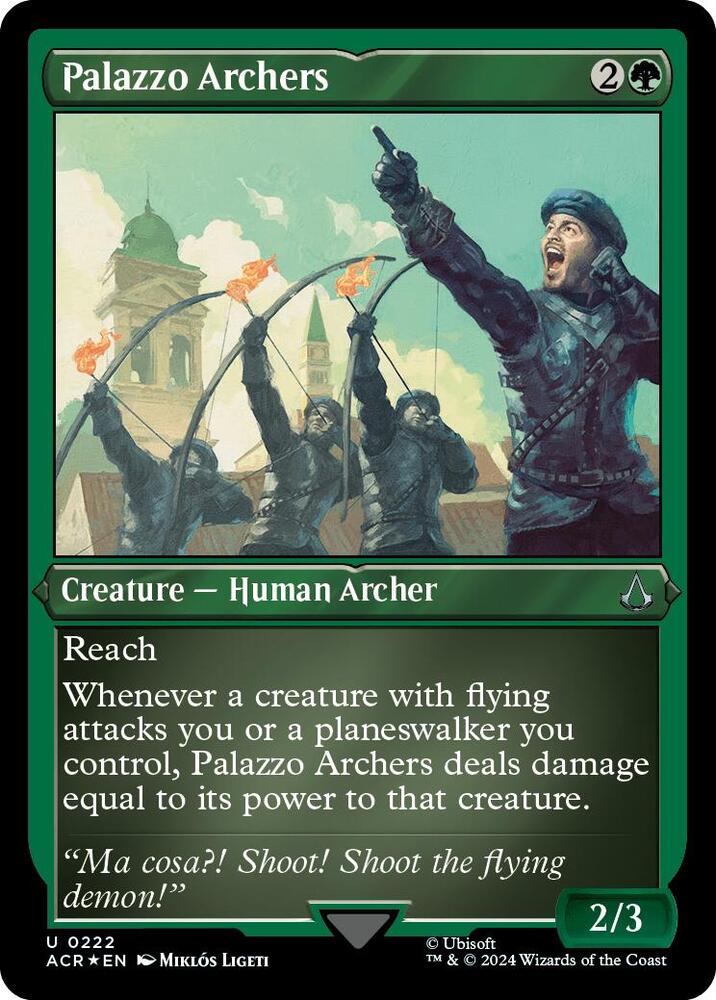 Palazzo Archers (Foil Etched) (222) [Assassin's Creed]