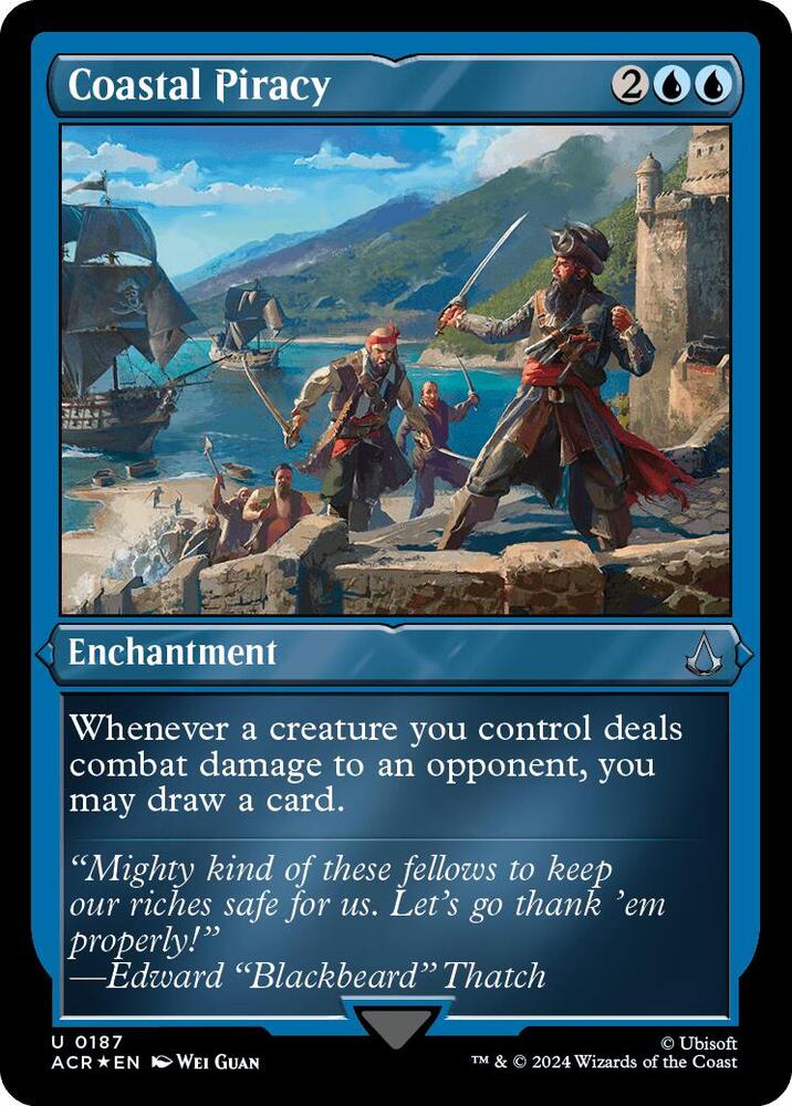 Coastal Piracy (Foil Etched) (187) [Assassin's Creed]
