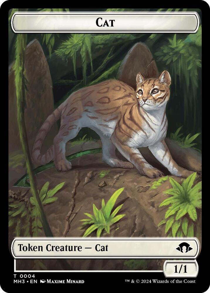 Cat // Energy Reserve Double-Sided Token (4 // 36) [Modern Horizons 3]