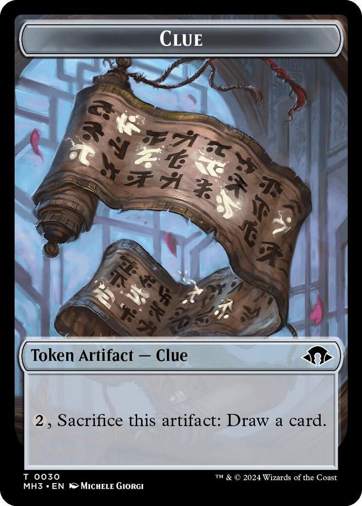 Clue Token // Energy Reserve Double-Sided Token (30 // 36) [Modern Horizons 3]