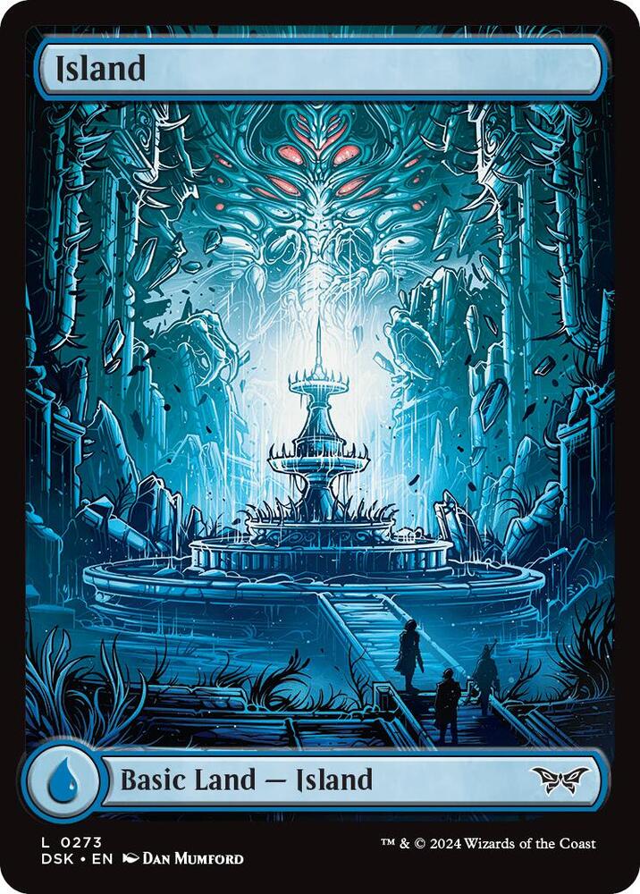Island (0273) - Full Art [Duskmourn: House of Horror]