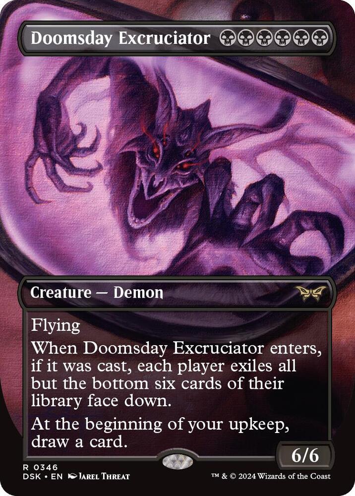Doomsday Excruciator (Borderless) (346) [Duskmourn: House of Horror]