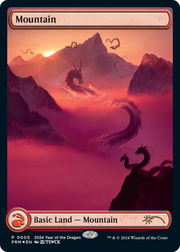 Mountain (Year of the Dragon 2024) (5) [Standard Showdown Promos]