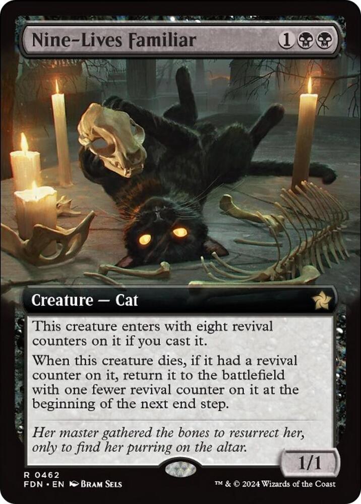 Nine-Lives Familiar (Extended Art) (462) [Foundations]
