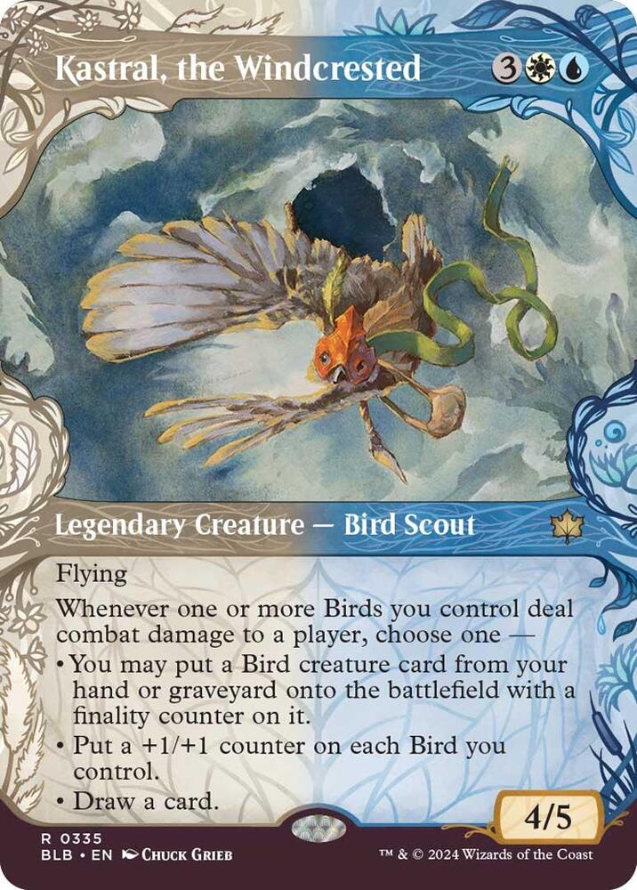 Kastral, the Windcrested (Showcase) (335) [Bloomburrow]