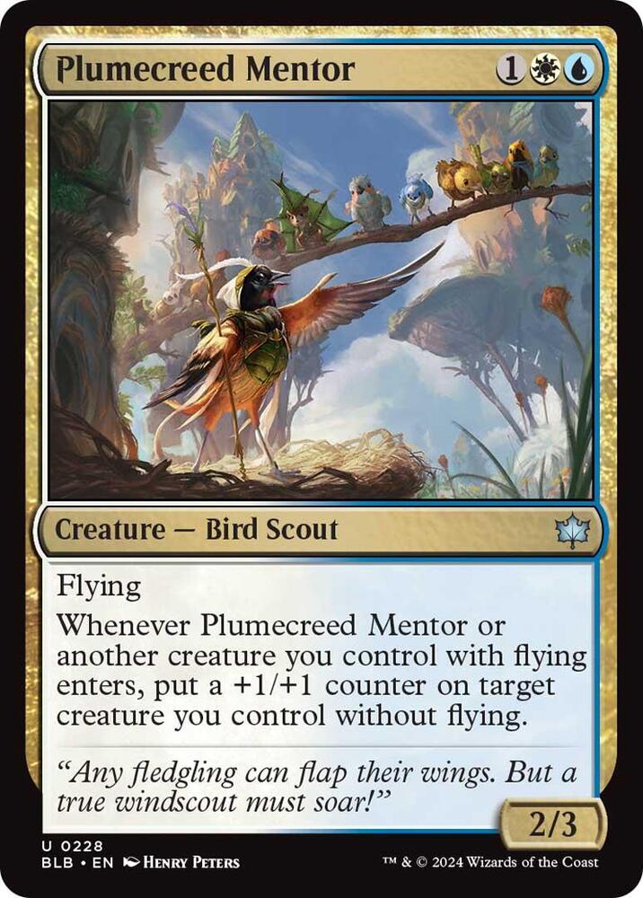 Plumecreed Mentor (228) [Bloomburrow]