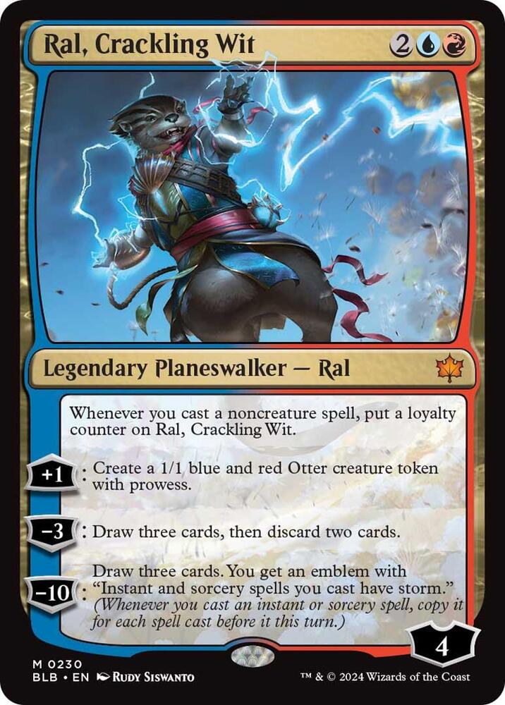 Ral, Crackling Wit (230) [Bloomburrow]