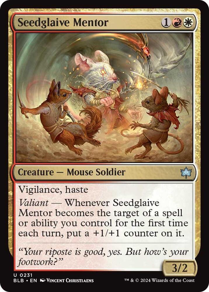 Seedglaive Mentor (231) [Bloomburrow]