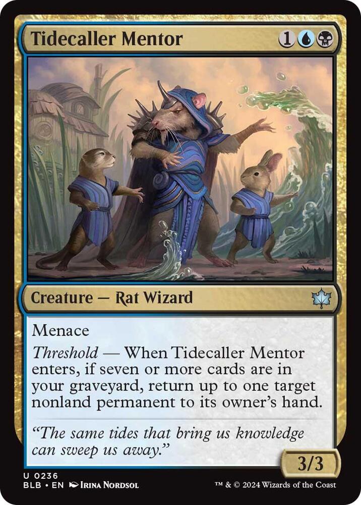 Tidecaller Mentor (236) [Bloomburrow]
