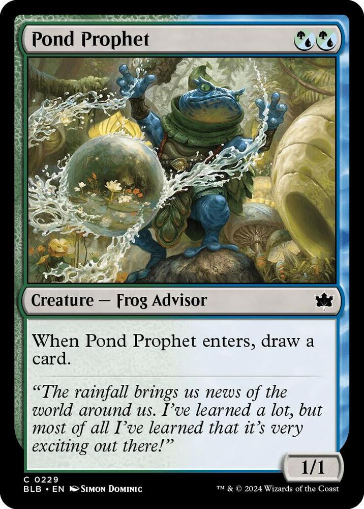 Pond Prophet (229) [Bloomburrow]