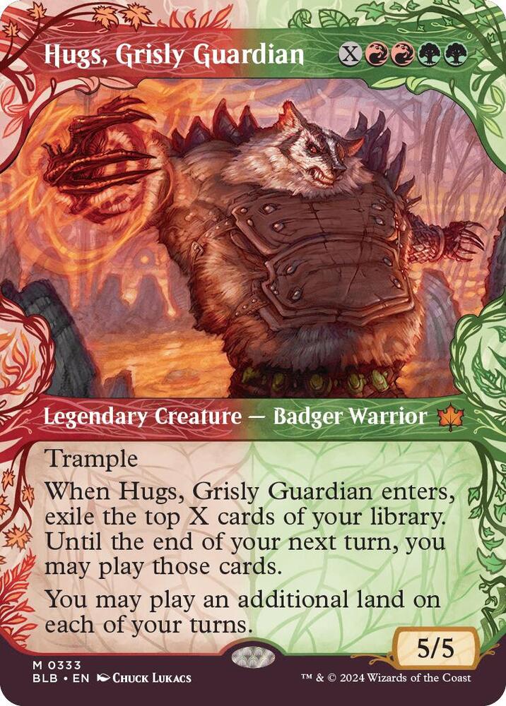 Hugs, Grisly Guardian (Showcase) (333) [Bloomburrow]