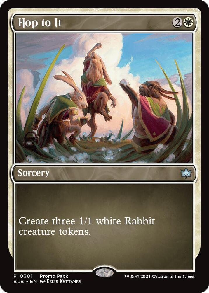 Hop to It (381) [Bloomburrow Promos]