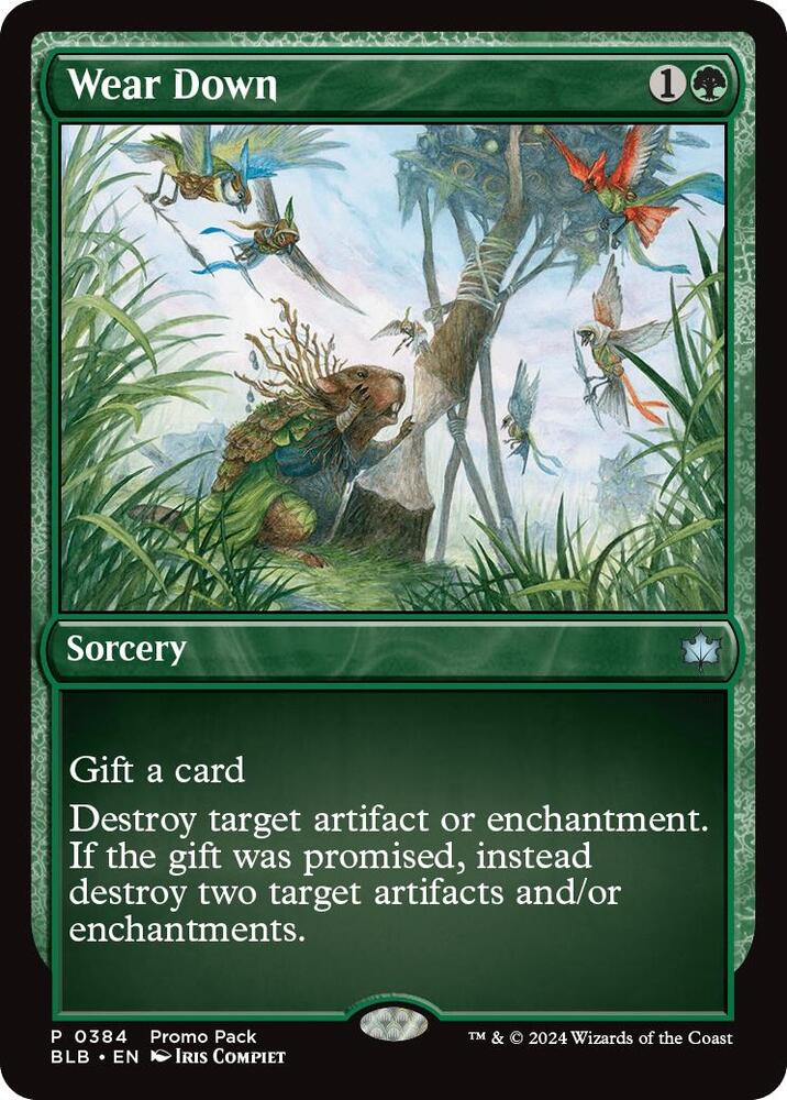 Wear Down (384) [Bloomburrow Promos]