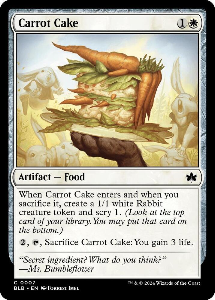 Carrot Cake (7) [Bloomburrow]