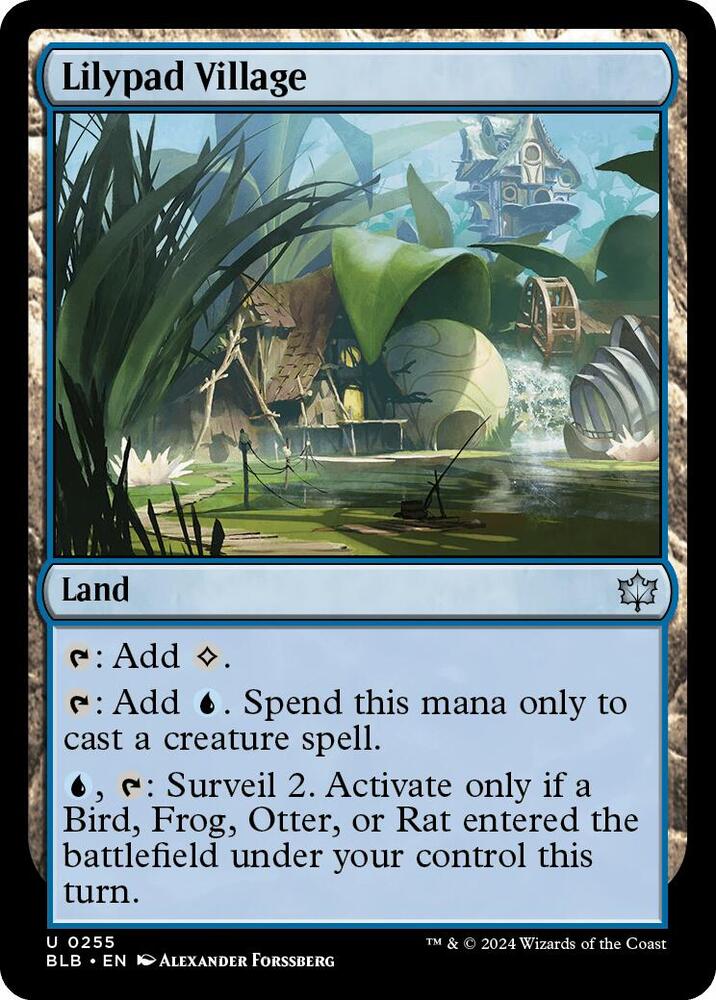 Lilypad Village (255) [Bloomburrow]