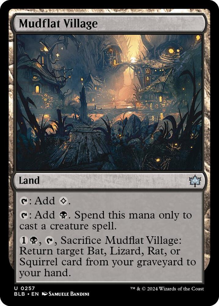 Mudflat Village (257) [Bloomburrow]