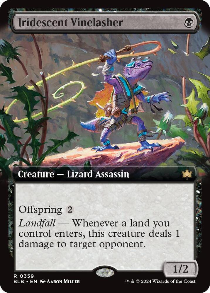 Iridescent Vinelasher (Extended Art) (359) [Bloomburrow]