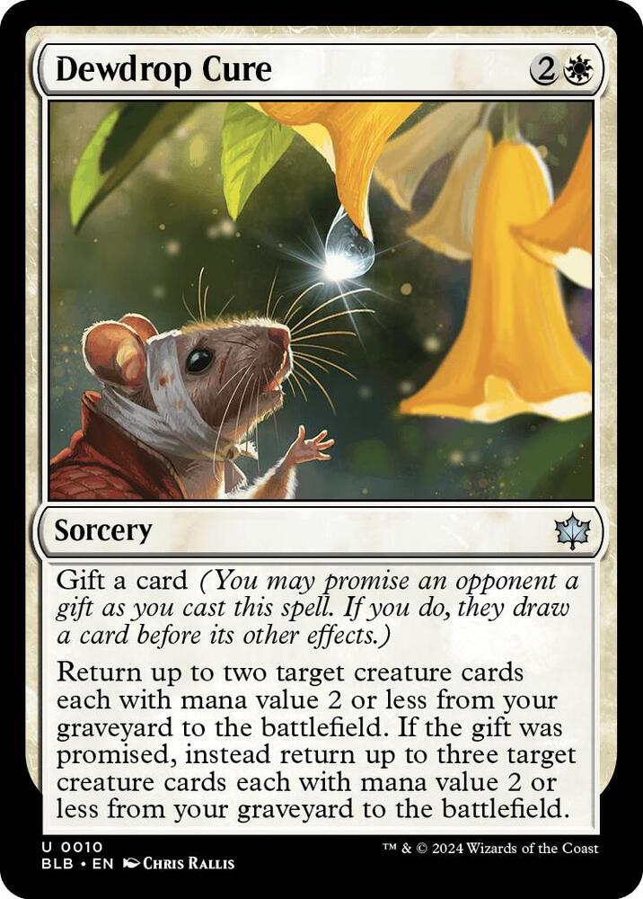Dewdrop Cure (10) [Bloomburrow]