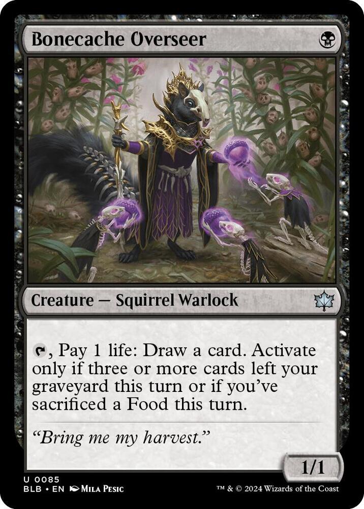 Bonecache Overseer (85) [Bloomburrow]