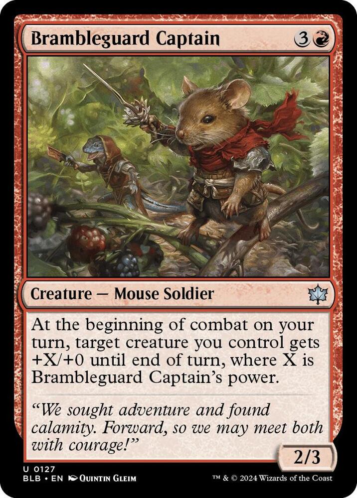 Brambleguard Captain (127) [Bloomburrow]