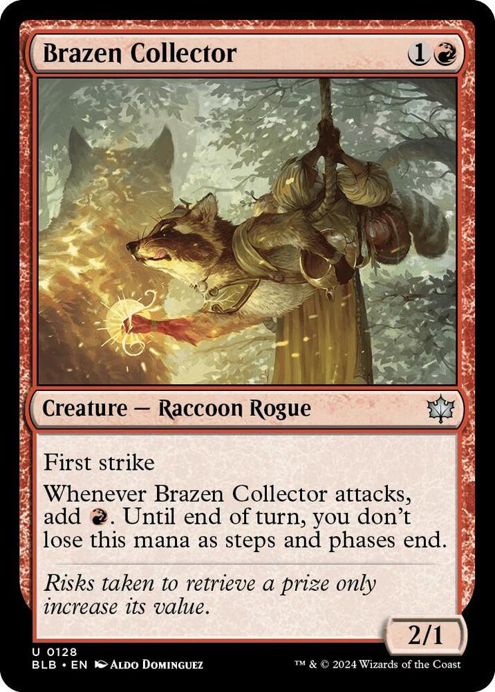 Brazen Collector (128) [Bloomburrow]