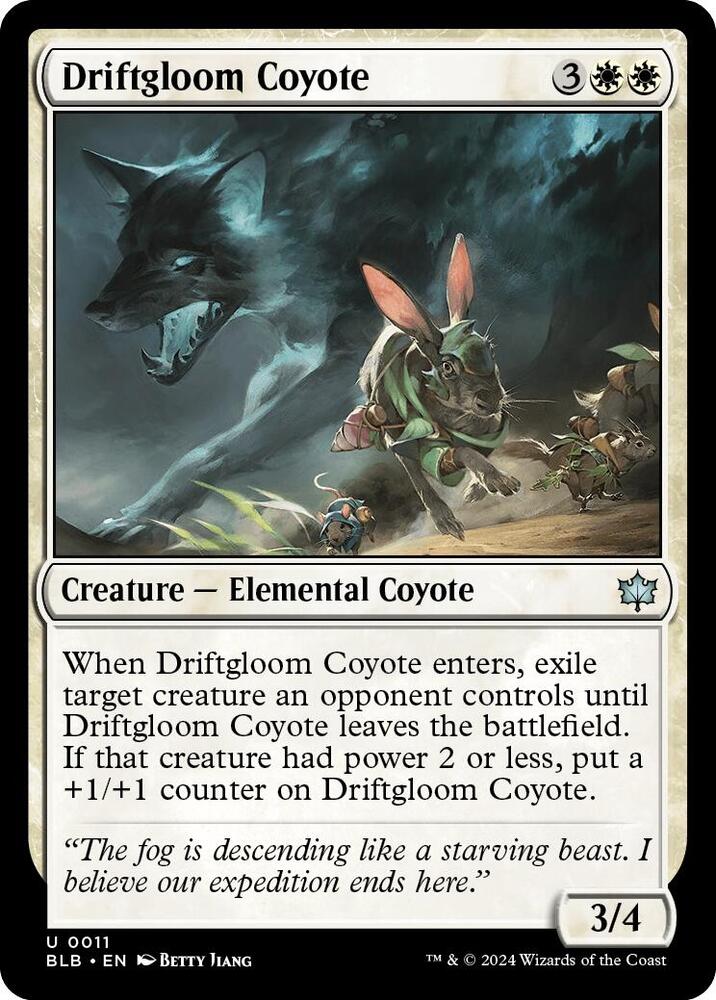 Driftgloom Coyote (11) [Bloomburrow]