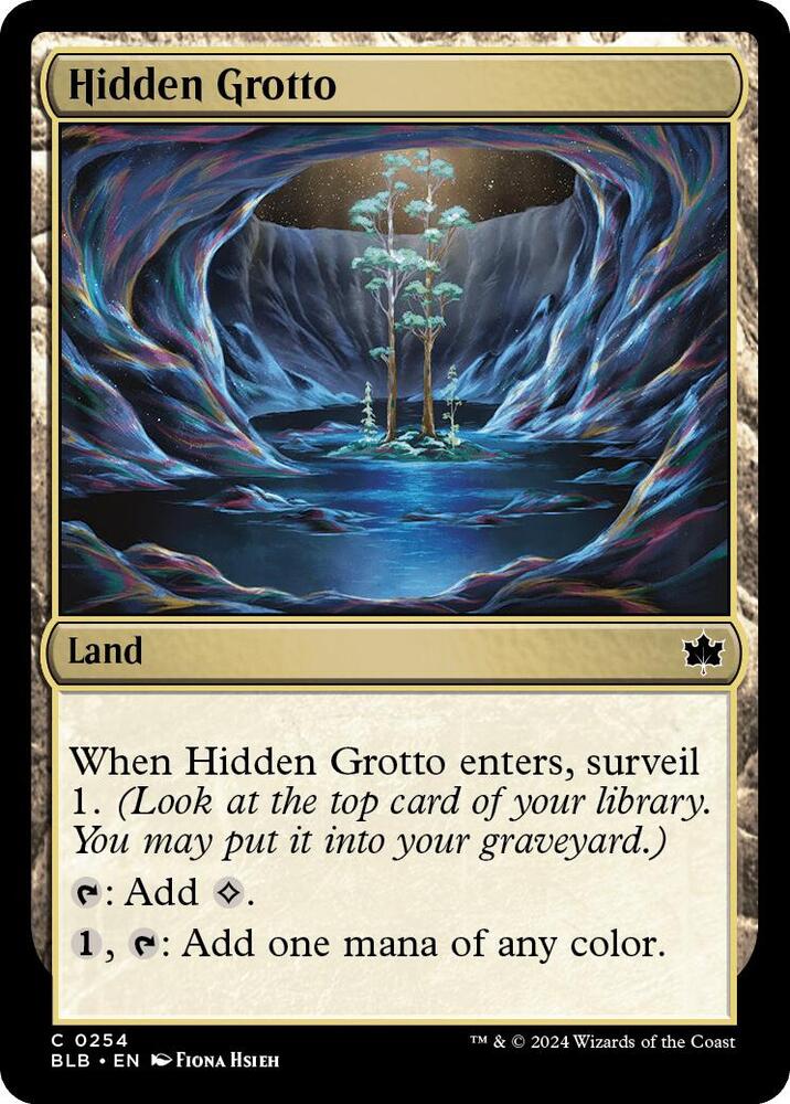 Hidden Grotto (254) [Bloomburrow]