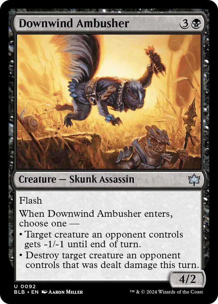 Downwind Ambusher (92) [Bloomburrow]