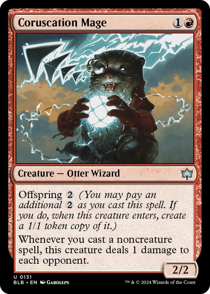 Coruscation Mage (131) [Bloomburrow]