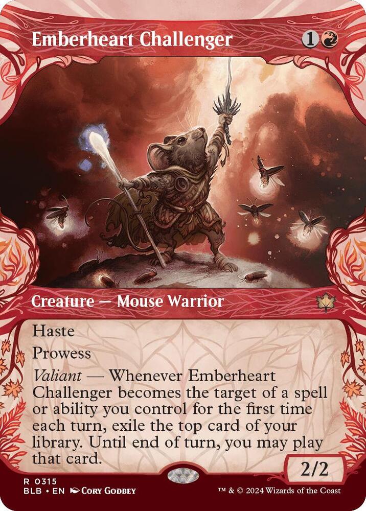 Emberheart Challenger (Showcase) (315) [Bloomburrow]