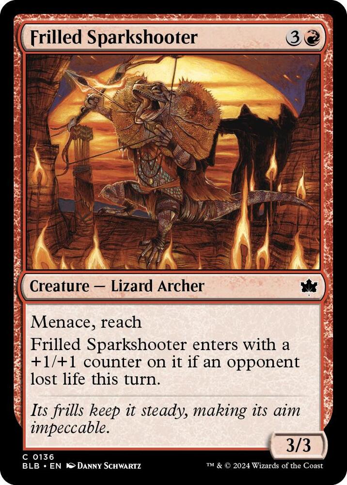 Frilled Sparkshooter (136) [Bloomburrow]