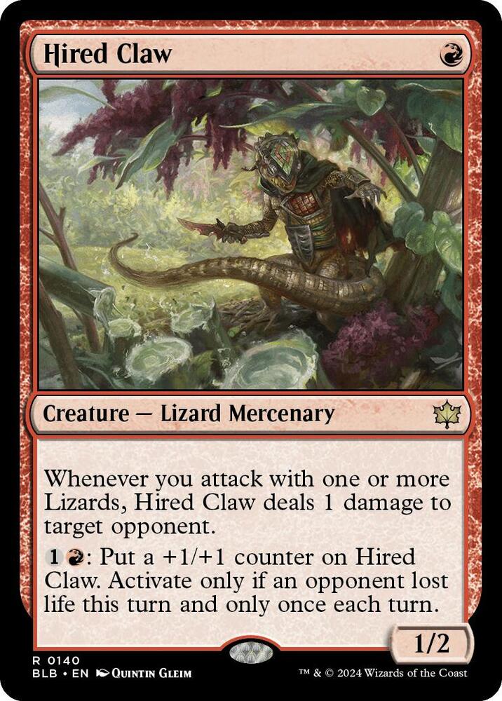 Hired Claw (140) [Bloomburrow]