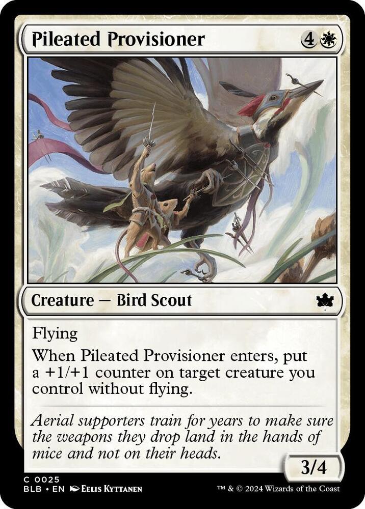 Pileated Provisioner (25) [Bloomburrow]