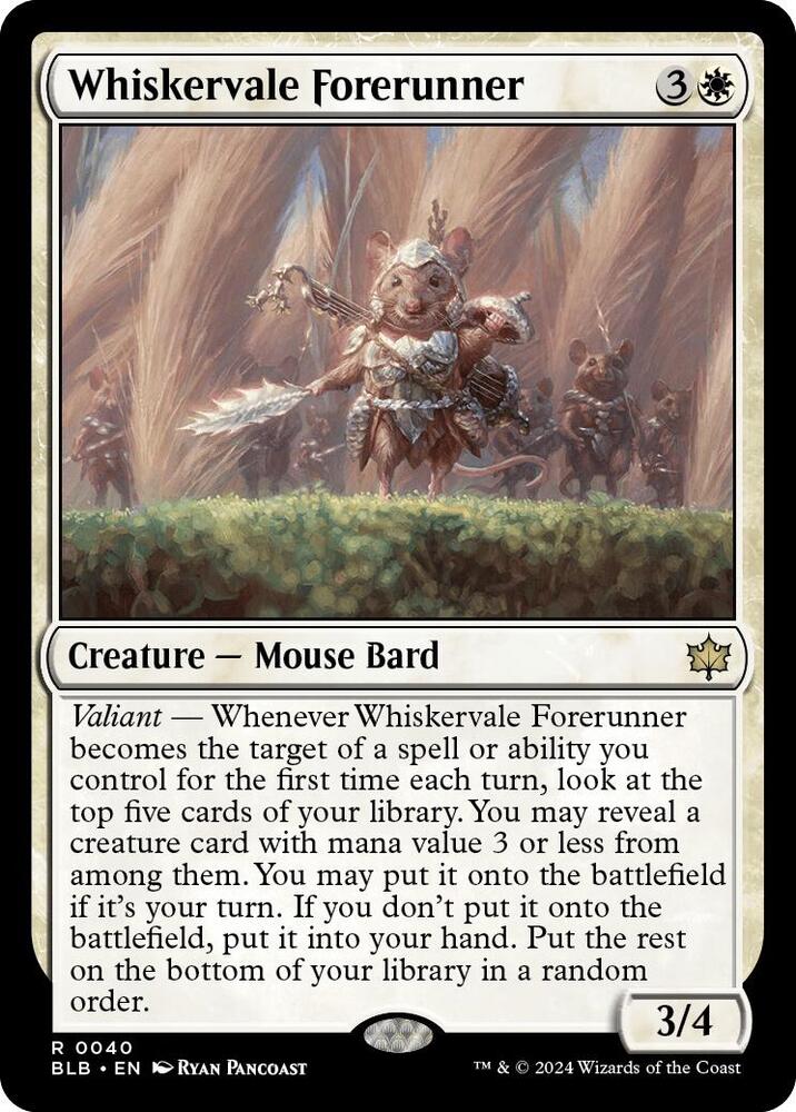 Whiskervale Forerunner (40) [Bloomburrow]