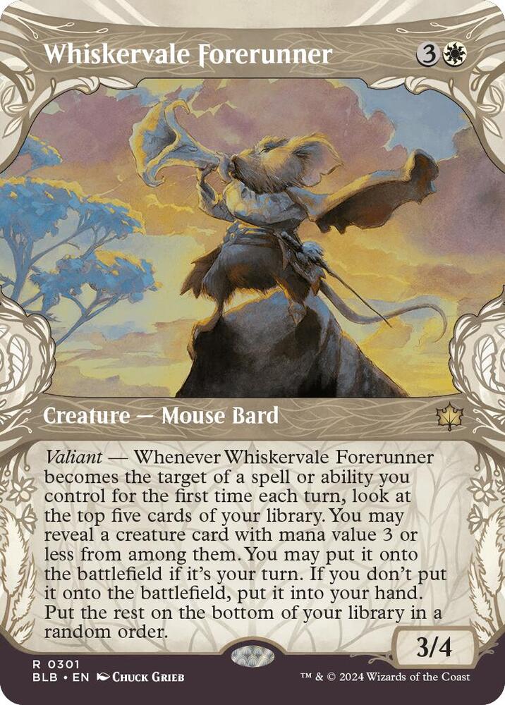 Whiskervale Forerunner (Showcase) (301) [Bloomburrow]