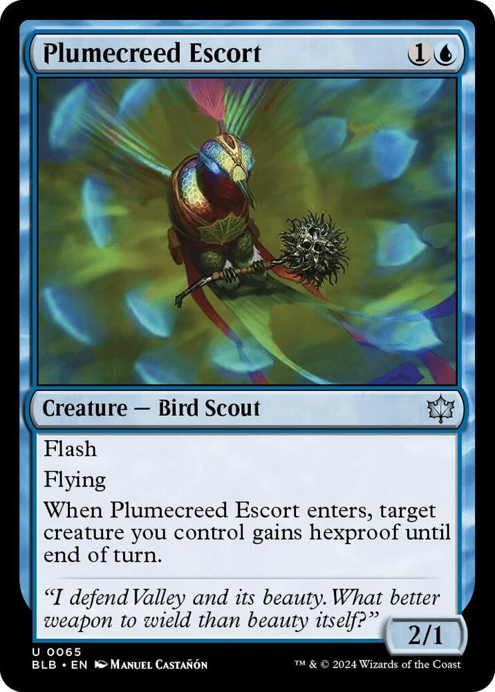 Plumecreed Escort (65) [Bloomburrow]